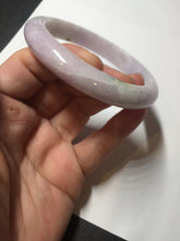 Load image into Gallery viewer, 57.5mm certified 100% natural type A light green/purple/yellow(FU LU SHOU)  jadeite jade bangle BN82-8715