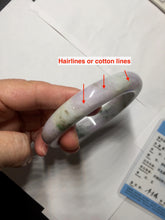 Load image into Gallery viewer, 61.5mm Certified Type A 100% Natural dark green/green/brown/black/purple chubby Jadeite bangle PB234-1099