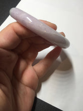 Load image into Gallery viewer, 57.5mm certified 100% natural type A light green/purple/yellow(FU LU SHOU)  jadeite jade bangle BN82-8715