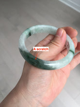 Load image into Gallery viewer, 57mm 100% natural Type A sunny green white purple jadeite jade bangle BN5-8234