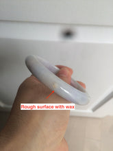 Load image into Gallery viewer, 56.9mm Certified type A 100% Natural white/light purple Jadeite bangle AC76-0322