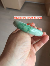 Load image into Gallery viewer, 51.5mm certified Type A 100% Natural sunny green purple oval Jadeite Jade bangle BS29-4436