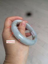 Load image into Gallery viewer, 54.8mm certified type A 100% Natural icy watery green/white/brown  jadeite jade bangle Z126-4403