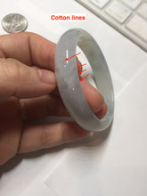 Load image into Gallery viewer, 50.5mm certified 100% natural Type A light green/purple oval jadeite jade bangle PB191