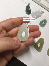 Load image into Gallery viewer, 100% natural green/blue/gray/yellow Guatemala jadeite jade Zen(悟道) pendant BF148