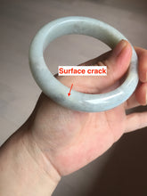 Load image into Gallery viewer, 56.5mm 100% natural type A white/light green jadeite jade bangle BN103-9764