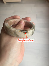 Load image into Gallery viewer, 53mm 100% natural pink/black time series(时光系列) square style rose stone (Rhodonite)square bangle XY103