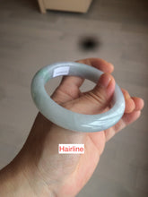 Load image into Gallery viewer, 55mm Certified type A 100% Natural green/white/purple Jadeite jade bangle BG32-0318