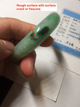 Load image into Gallery viewer, 52.9mm certified 100% natural Type A sunny green jadeite jade bangle PB163-4653