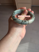 Load image into Gallery viewer, 58mm certified Type A 100% Natural light green/blue/dark green bamboo forest Jadeite Jade bangle BK132-(5294)