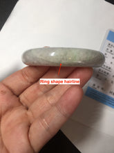 Load image into Gallery viewer, 51.5mm 100% natural type A green/white/purple jadeite jade bangle BM48-8044