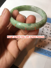 Load image into Gallery viewer, 47.5mm Certified type A 100% Natural sunny green Jadeite Jade bangle BM93-4468
