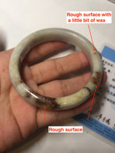 Load image into Gallery viewer, 57.1mm certified 100% natural type A green/red/brown jadeite jade bangle GL37-17-8651