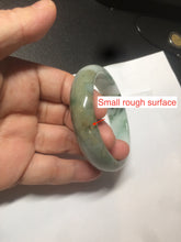 Load image into Gallery viewer, 54mm certified 100% natural Type A green/dark green/white/brown jungle camouflage color  jadeite jade bangle BG22-1726