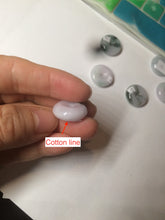 Load image into Gallery viewer, 18mm Type A 100% Natural green/purple/white Jadeite Jade safety Guardian donut Pendant group m99