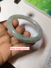 Load image into Gallery viewer, 50.8mm Certified Type A 100% Natural light green/purple/yellow(FU LU SHOU) round cut Jadeite Jade bangle Z135-2803