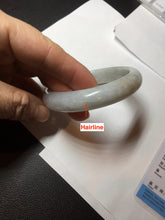 Load image into Gallery viewer, 54.5mm Certified 100% natural Type A light green white yellow jadeite jade bangle AX137-0804