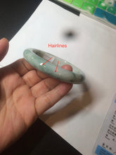 Load image into Gallery viewer, 60.4mm Certified 100% natural Type A sunny green/brown jadeite jade bangle BH40-4376
