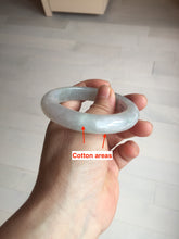 Load image into Gallery viewer, 53.5mm certified 100% natural Type A icy water sunny green/gray/black jadeite jade bangle BP158-5028