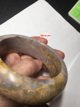 Load image into Gallery viewer, 57.8mm 100% natural red/orange/purple/pink chubby Sardonyx(战国红) bangle SY72