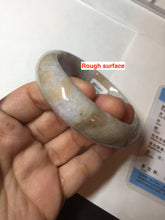 Load image into Gallery viewer, 59mm Certified Type A 100% Natural light purple yellow jadeite jade bangle BM100-4475