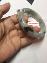 Load image into Gallery viewer, 58.6mm certified type A 100% Natural green/brown/purple/gray (Fu LU SHOU) Jadeite Jade bangle F103