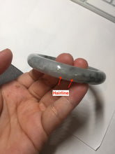 Load image into Gallery viewer, 56.9mm 100% natural Type A dark green Chinese painting (水墨) jadeite jade bangle AH94-4484