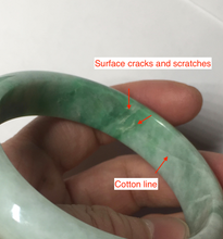 Load image into Gallery viewer, 55.8mm Certified 100% natural Type A sunny green jadeite jade bangle BM75-4431