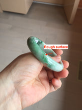 Load image into Gallery viewer, 55.8mm certified type A 100% Natural sunny green gray jadeite jade bangle BS31-4416