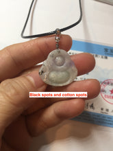 Load image into Gallery viewer, Certified 100% Natural type A sunny green happy Buddha jadeite Jade pendant PB67-5102