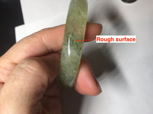 Load image into Gallery viewer, 58.8mm 100% natural fresh icy green mica bangle SY75