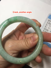 Load image into Gallery viewer, 58mm certified 100% natural Type A sunny green red jadeite jade bangle PB167-4661