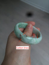 Load image into Gallery viewer, 50.5mm Certified Type A 100% Natural sunny apple green/brown oval Jadeite Jade bangle AZ134-1459