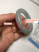 Load image into Gallery viewer, 51.4mm Certified Type A 100% Natural icy watery light green jadeite Jade bangle BK123-3400