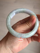 Load image into Gallery viewer, 55.5mm certified 100% natural Type A green purple red round cut jadeite jade bangle AA96-9152