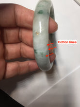 Load image into Gallery viewer, 57.7mm certified Type A 100% Natural light green/red/white Jadeite Jade bangle BP17-8109