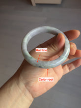 Load image into Gallery viewer, 56.4 mm certificated Type A 100% Natural green purple yellow Jadeite Jade bangle BL64-6220