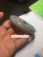 Load image into Gallery viewer, 57.7mm Certified 100% natural Type A dark green/gray jadeite jade bangle AJ65-8080