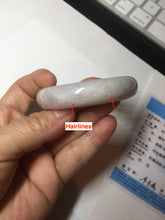 Load image into Gallery viewer, 52.8mm Certified Type A 100% Natural dark green/white/purple Jadeite Jade bangle BL83-4052