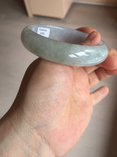 Load image into Gallery viewer, 56mm Certified Type A 100% Natural icy watery light green purple jadeite Jade bangle BK124-3398