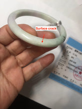 Load image into Gallery viewer, 57mm certified Type A 100% Natural green purple Jadeite Jade bangle PC40-4033
