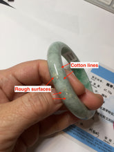 Load image into Gallery viewer, 56mm Certified Type A 100% Natural sunny green yellow Jadeite Jade bangle BS26-4432