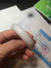 Load image into Gallery viewer, 51.5mm Certified Type A 100% Natural sunny green oval Jadeite Jade bangle AZ131-4139