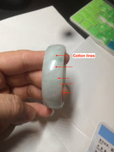 Load image into Gallery viewer, 52.2mm certified 100% natural Type A sunny green/white/purple jadeite jade bangle BK7-2419
