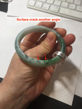 Load image into Gallery viewer, 52.5mm Certificated Type A100% sunny green/dark green Jadeite Jade bangle F06-5007