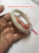 Load image into Gallery viewer, 57.9mm certified Type A 100% Natural beige yellow Jadeite Jade bangle G45-6731