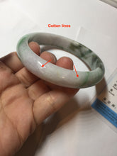 Load image into Gallery viewer, 60.2mm certificated Type A 100% Natural dark green/sunny green/white/purple Jadeite Jade bangle AA102-3268