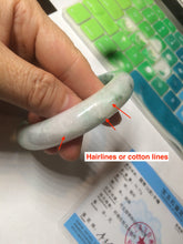 Load image into Gallery viewer, 57.5mm Certified 100% natural Type A sunny green/purple jadeite jade bangle AY50-4124