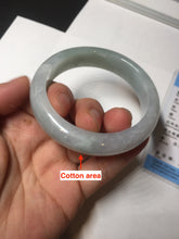 Load image into Gallery viewer, 53.5mm certified 100% natural Type A light green/purple jadeite jade bangle BP34-3401