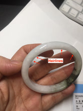 Load image into Gallery viewer, 52mm certified Type A 100% Natural sunny green yellow brown white oval Jadeite Jade bangle Q138-1727